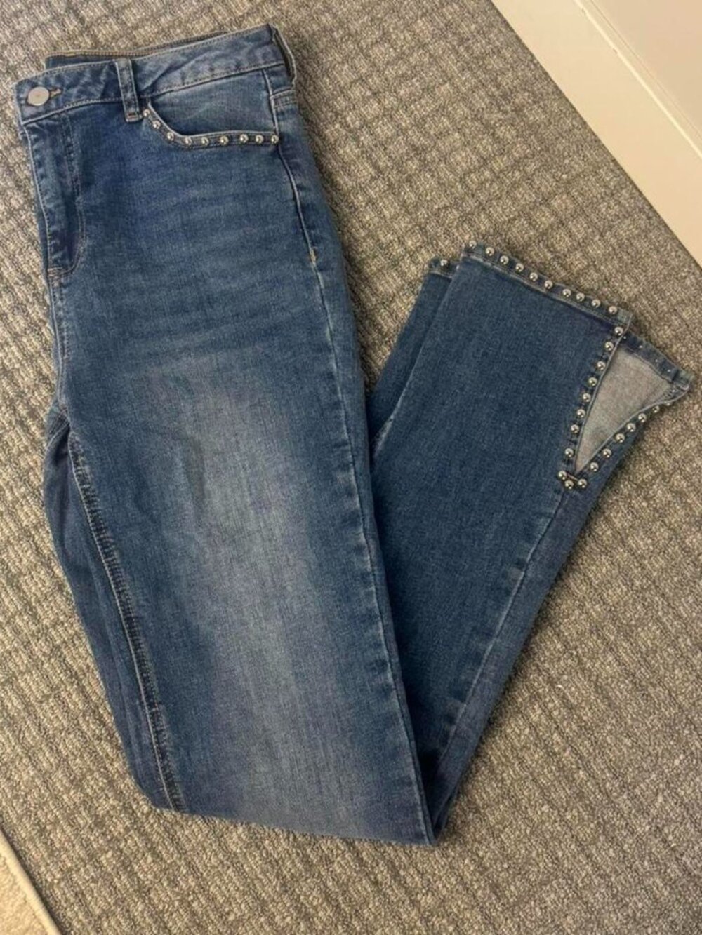 Lascana Women's studded denim jeans